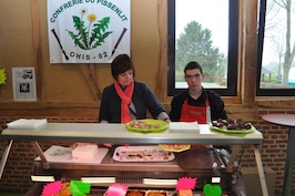 Lysiane de la boucherie de l'éleveur, encore une fidèle de la fête Lysiane de la boucherie de l'éleveur, encore une fidèle de la fête