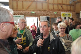 Georges Varlot de Behaine remercie les organisateurs Georges Varlot de Behaine remercie les organisateurs