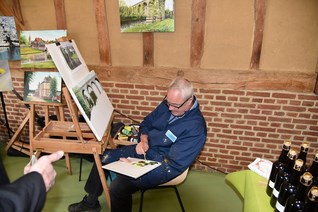 L'artiste peintre JJ Barbotte de la Vallée Mulatre L'artiste peintre JJ Barbotte de la Vallée Mulatre