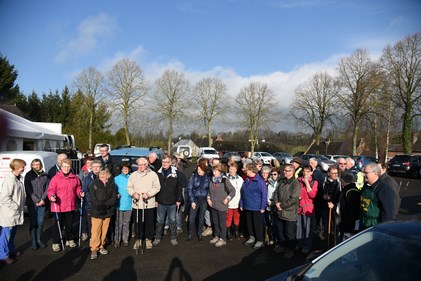 76 marcheurs prts pour une rando de 8km